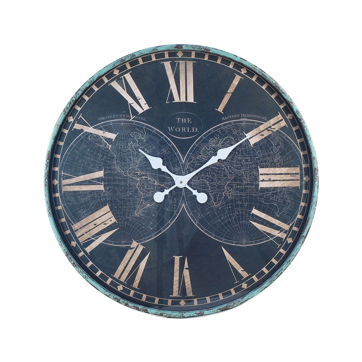 RELOJ PARED MUNDO 60CM