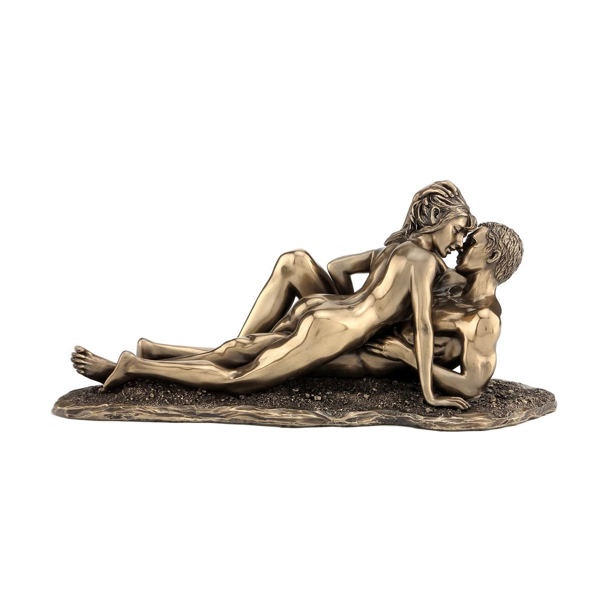 LOS AMANTES RESINA BRONCE